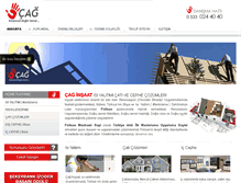 Tablet Screenshot of cag-insaat.com